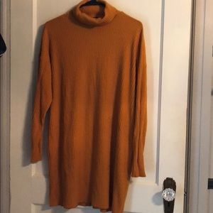 Mustard Sweater Dress